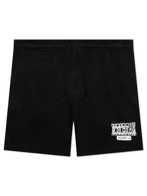 COLLEGE SWEATSHORTS - BLACK