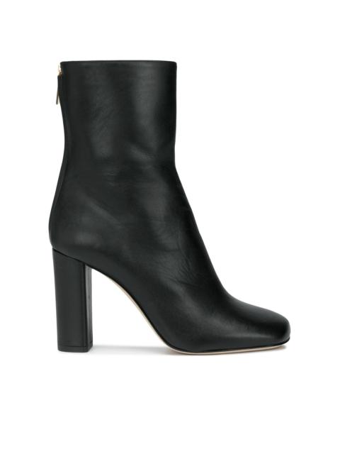 zip-up calf-length boots