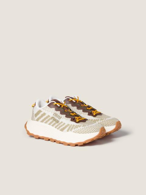 Technical fabric sneakers