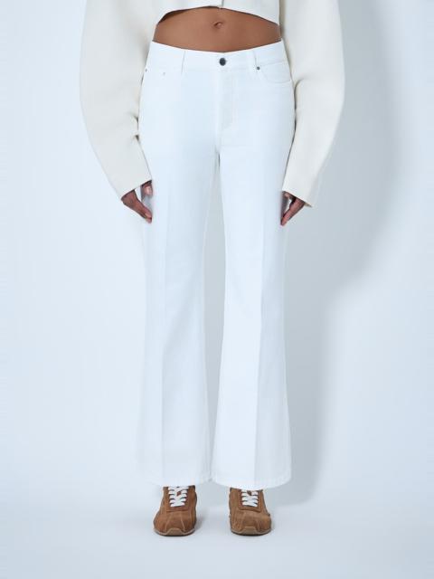 Flared Denim Trousers