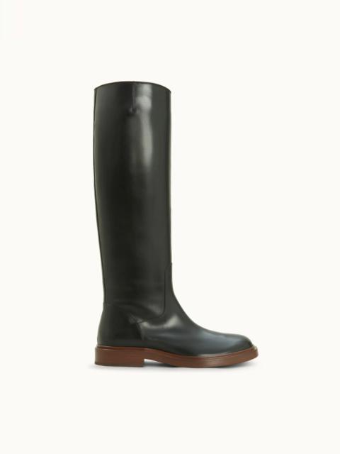 RIDING BOOTS IN LEATHER - BLACK