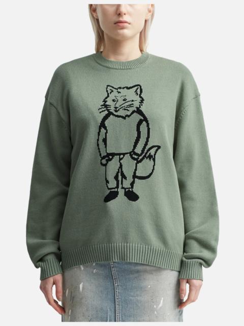 DRESSED FOX INTARSIA JUMPER