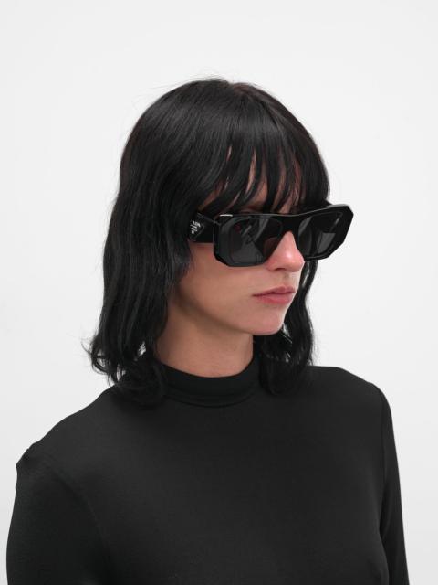 Black PR-B18S Geometric Sunglasses