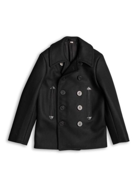Buzz Rickson's x William Gibson Pea Coat Black