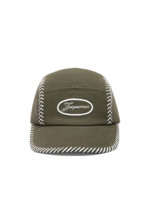 logo-embroidered baseball cap