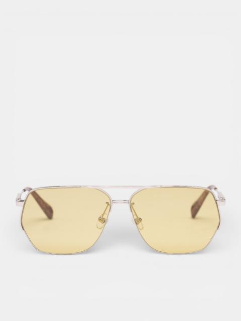 Jacquemus x Linda Farrow Aviator Sunglasses