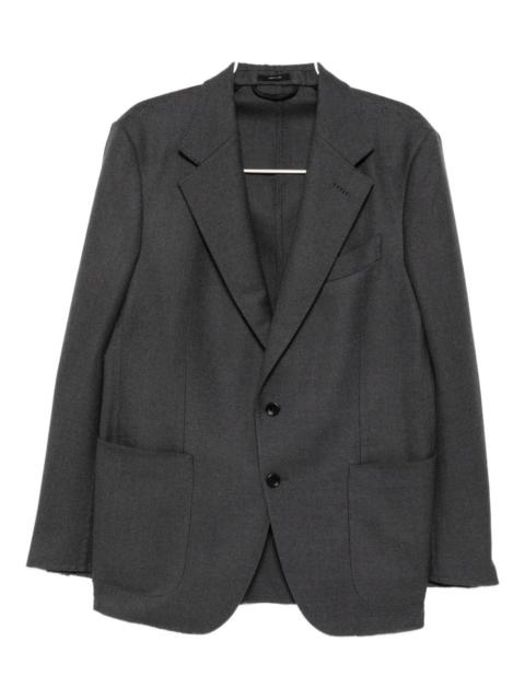 single-breasted blazer