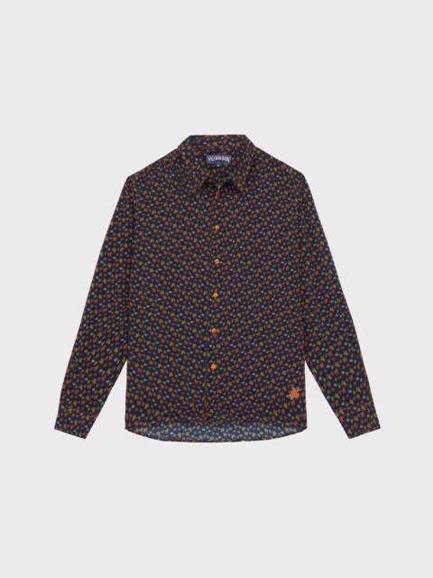 MEN COTTON VOILE SHIRT MICRO RONDE DES TORTUES