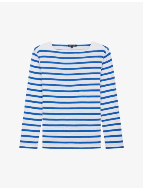 Katy stripe cotton T-shirt