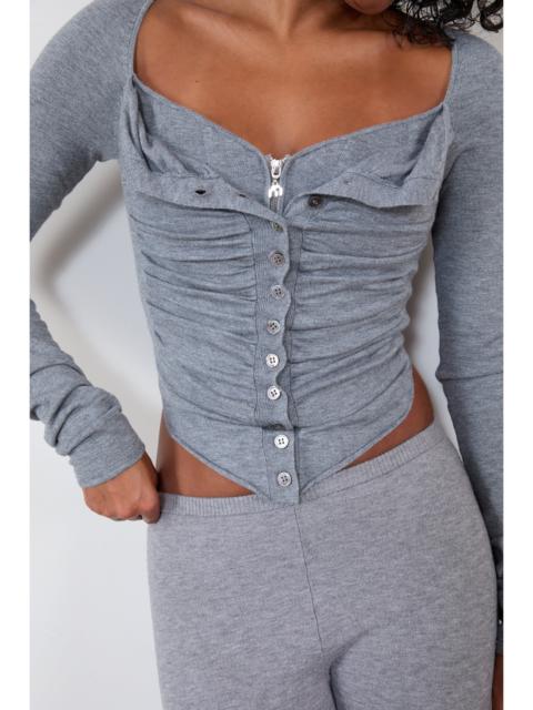 SOPHIE CORSET - HEATHER GREY