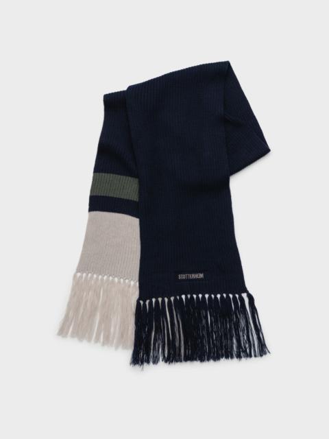 Fringe Scarf Navy
