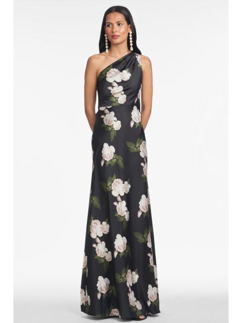 DELPHINE GOWN - OBSIDIAN BLOOMS
