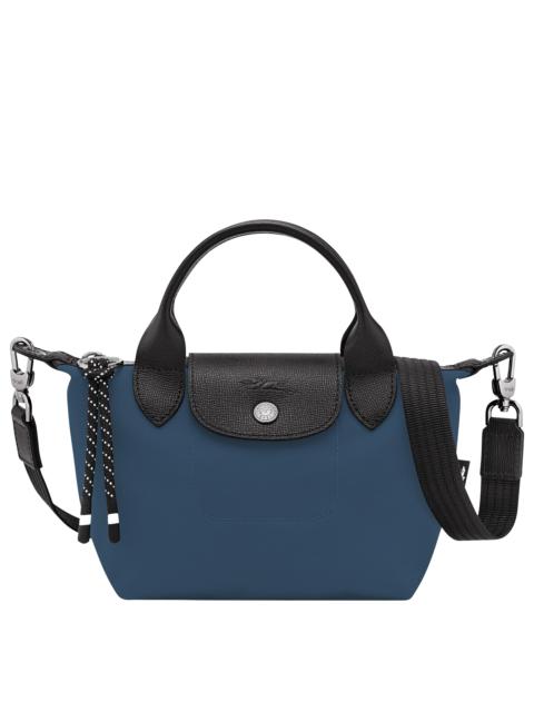 Le Pliage Energy XS Handbag Ink blue - Recycled canvas