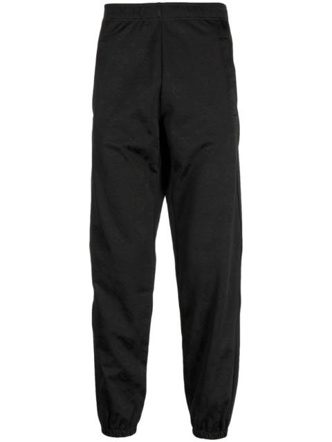 jacquard logo track trousers