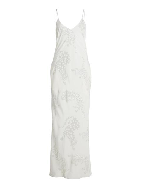 Wild Cat Silk Gown neutral