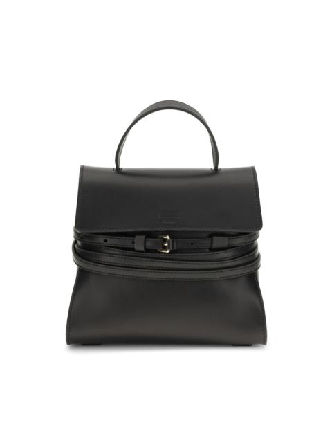 buckle leather tote bag