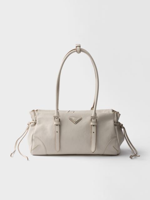 Prada Bonnie medium antiqued leather tote bag