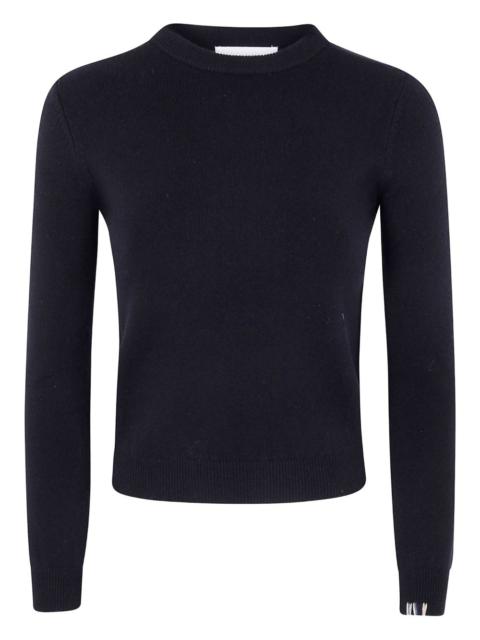 round-neck cashmere sweater