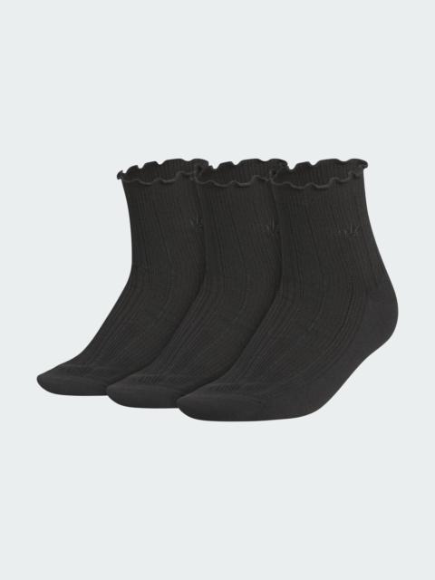 U ORI RUFFLE 3-PACK QUARTER