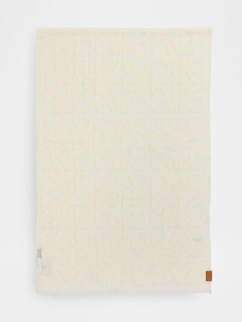 Anagram Fil Coupe Wool Silk Scarf