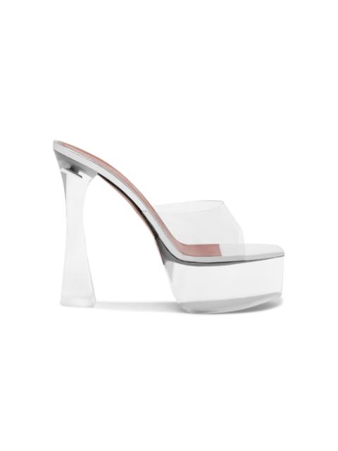 Dalida PVC Platform Sandals clear