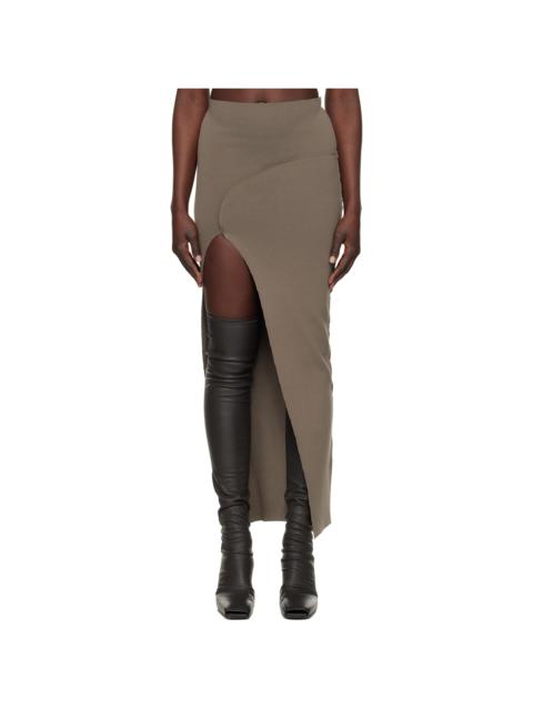 Gray Hollywood Theresa Maxi Skirt