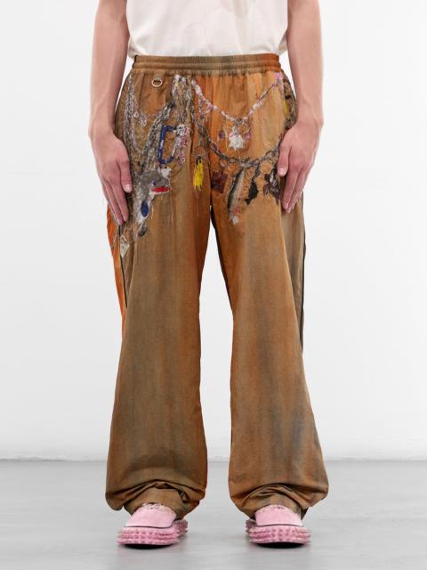 Trompe L'oeil Embroidered Track Pants
