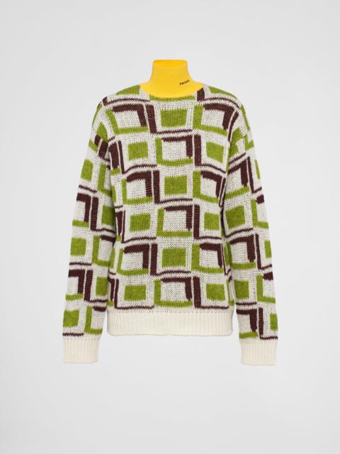 Cashmere and wool turtleneck sweater