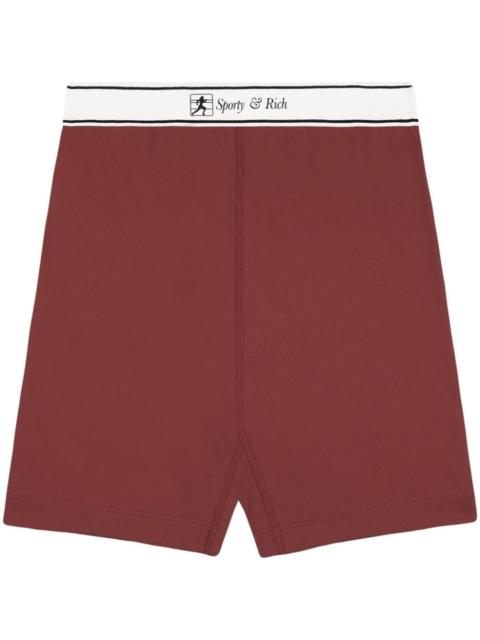 Runner Script bike shorts