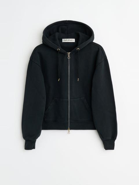 Mischief Hood Washed Black Star Fleece