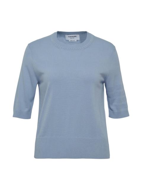 Jersey Stitch Ss Tee In Cotton