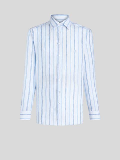 STRIPED SHIRT WITH LOGO