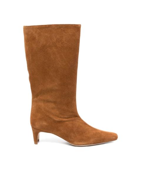 60mm Wally suede leather pointed-toe boots