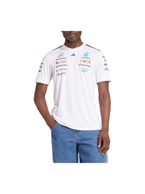 adidas Mercedes AMG Petronas Formula One Team White Driver Jersey 'White' JX5798