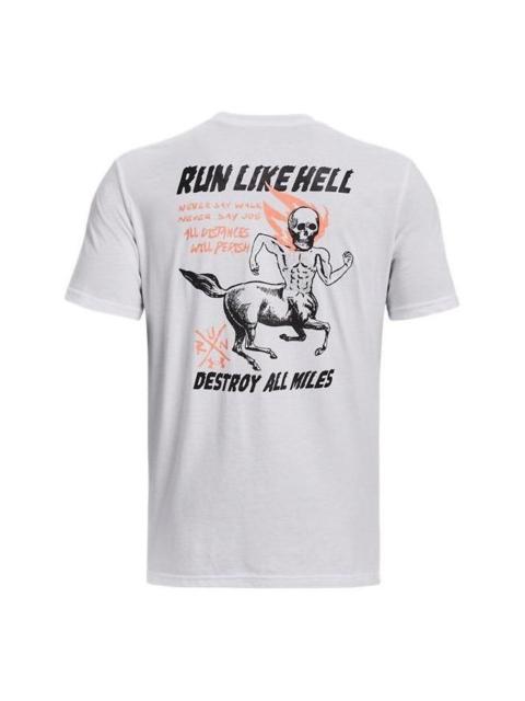 Under Armour Run Like Hell T-shirt 'White' 1376972-100