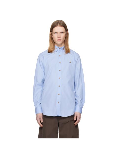 Blue Two Button Krall Shirt