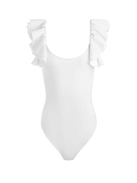 TAWNY RUFFLE BODYSUIT