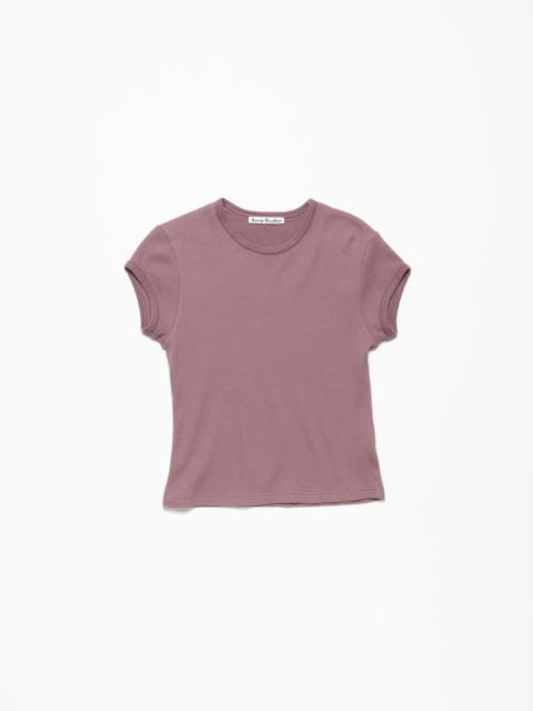 T-shirt - Fitted unisex fit - Plum purple