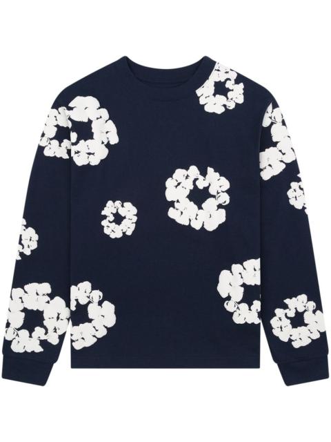 wreath long sleeve T-shirt