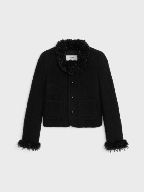 chelsea jacket IN cashmere and wool natté
