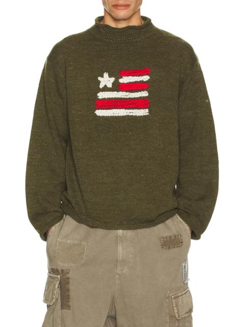 Knitted Roll Neck Sweater