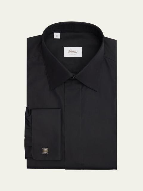 Men's Cotton Poplin French-Cuff Dress Shirt