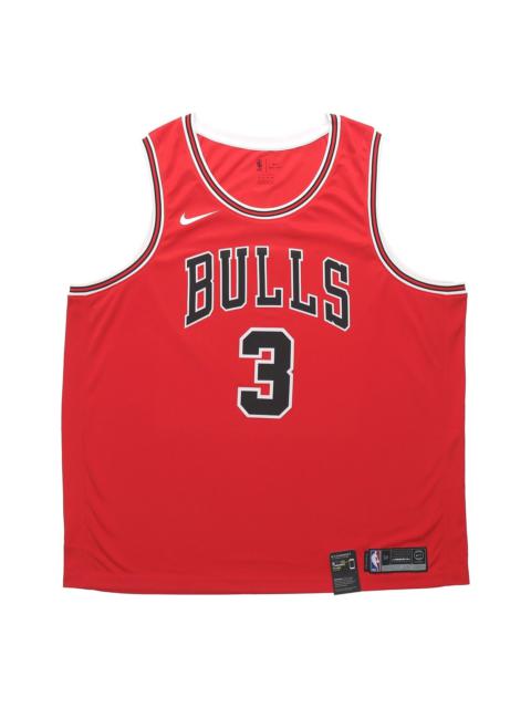 Nike NBA Retro Basketball Jersey SW Fan Edition Chicago Bulls Wade 3 Red 864465-658
