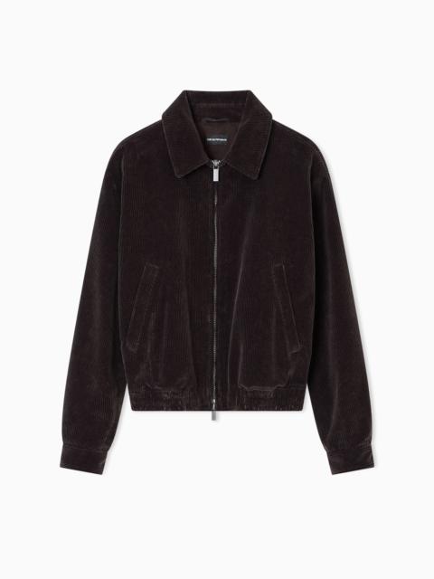 CORDUROY ZIP-UP BLOUSON