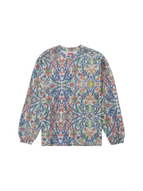 Supreme Small Box L/S Tee (SS23) Tapestry