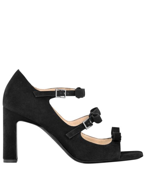La Baronne Sandals Black - Leather