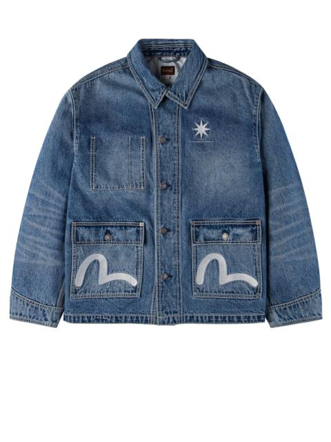 EVISU X GDC Embroidery Relax Fit Denim Jacket