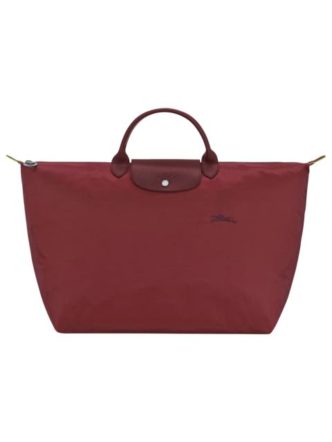 Le Pliage Green L Travel bag Pomegranate - Recycled canvas