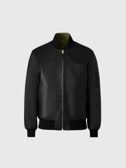 EASTON-SA 2-in-1 Reversible Leather Bomber Jacket