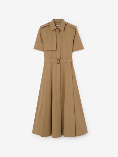 Cotton Poplin Shirt Dress